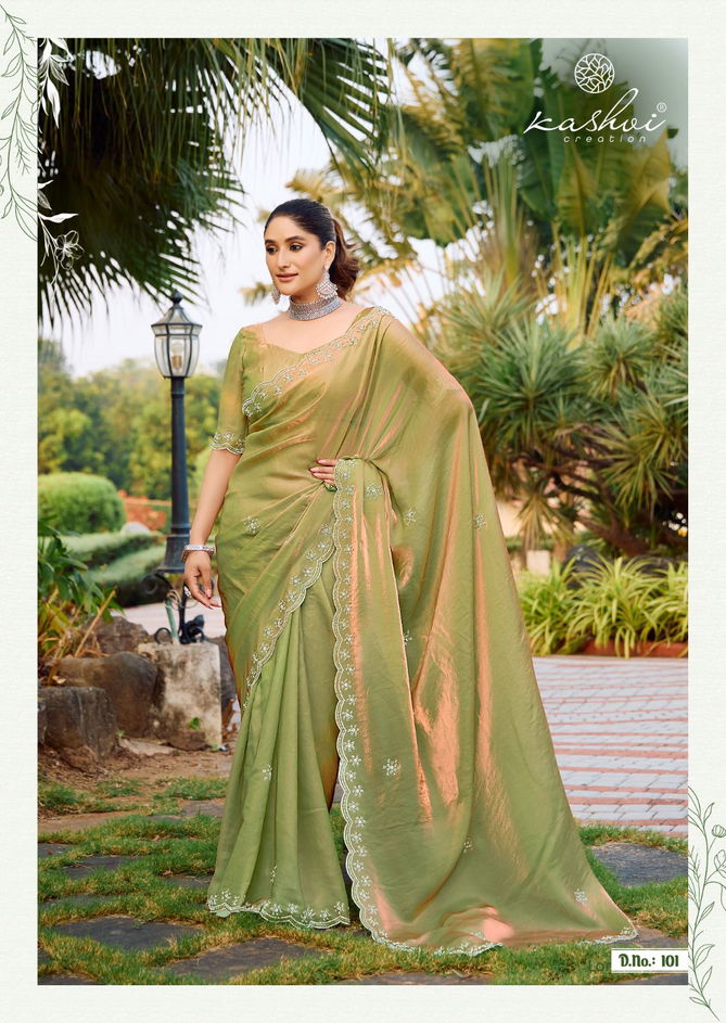 Signature Vol 1 By Kashvi Party Wear Sarees Suppliers In India 